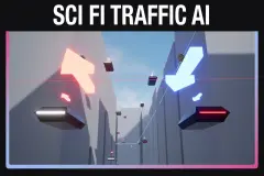 Sci-Fi AI Traffic System