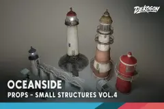 Small Structures VOL.4 - Oceanside [ Low Poly ]