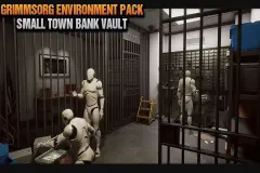 Small Town American Bank Vault
