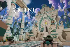 Stylized Ancient Temple ( Stylized Stylised Stylized Shrine Ancient Temple )