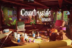 Stylized Countryside House Interior ( Stylized Stylised House Country Interior )