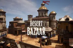 Stylized Desert Bazaar ( Stylized Stylised Desert Desert Bazaar Building City )