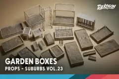 Suburbs VOL.23 - Garden Boxes (Nanite and Low Poly)