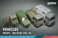 Vehicles VOL.10 - Military (Low Poly)