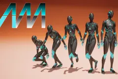 Animated Female Locomotion Set
