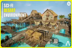 Pirate Stilt Village Island Modular Pack