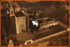 Colonial Convent Church Environment ( Church Cathedral Cathedral Mexican 3D )