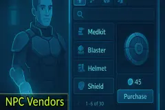 Fire Market - NPC Vendor Shops with Categories, Search, 3D Preview