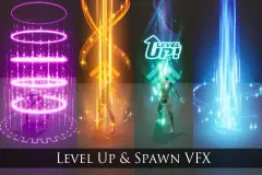 Level Up and Spawn VFX ( with SFX )
