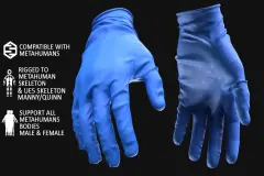 Surgery Gloves 147 - All MH Bodies & UE5 Skeletons - Rigged