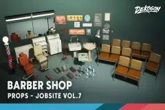 Jobsite VOL.7 - Barber (Nanite + Low Poly)