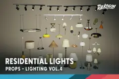 Lighting VOL.4 - Residential (Nanite and Low Poly)
