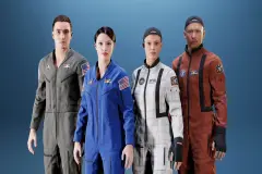 Astronauts Flight Suits (Metahuman clothing)