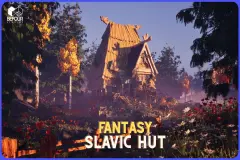 Fantasy Slavic Hut Environment
