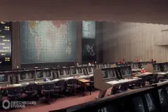 Space Launch Ground Control Command Center
