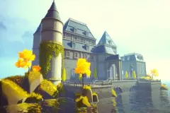 Stylized castle
