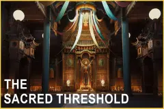 The Sacred Threshold - Asian Temple Interior Environment Kit