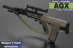 AGX Bullpup Tactical Rifle (Fps - Tps)