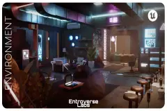 Cyberpunk Apartment Interior Environment