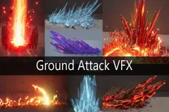 Ground Attack VFX ( with SFX )