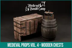 Medieval Props Vol. 4 - Wooden Chests (Lootable)