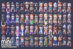 POLYGON MINI - Fantasy Characters Pack
