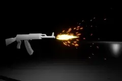 Stylized Shooting VFX Niagara (Muzzle - Bullet Trail - Impact)