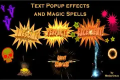 Text Popup effects and Magic Spells