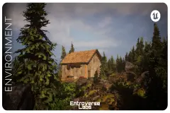 Whispering Cottage – Forest Cabin Environment (Exterior + Interior)