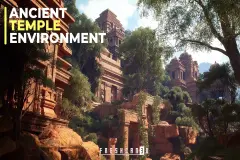 Ancient Temple Environment ( Temple, Ancient Tropical Temple, Ancient , Temple )