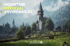 Medieval Environment (Mountain Medieval , Medieval Church, Medieval Cemetery )