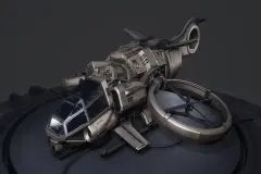 Sci-fi Gunship