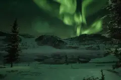 Arctic Aurora Landscape