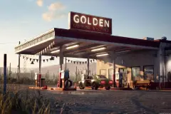 Desert Gas Station