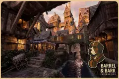 Medieval Canal Village Environment