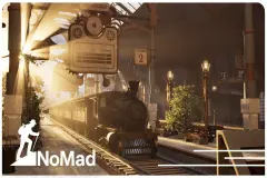 Steampunk Train Station