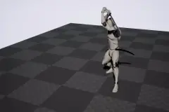 Japanese sword action