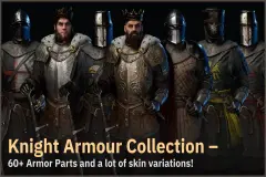 Knight Armor - Metahuman and Customization System