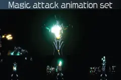 Magic attack animation set - [144 HD Mocap Animations]