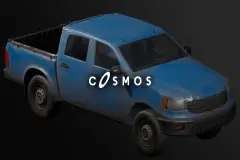 Pickup Truck - Rigged/BP Controllable ( Pickup Truck Pickups Trucks 3D Art )