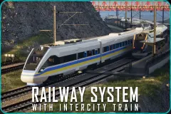 Railway System with IC Train