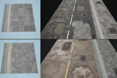 "Road" - Materials and Decals