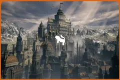 Black Fantasy Castle Environment