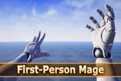 First-Person Mage Animation Set