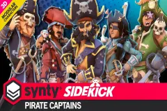Pirate Captains - Sidekick Modular Characters by Synty