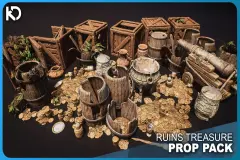 Ruins Treasure Prop Pack