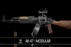 FPS Weapon AK47 (Modular, Customizable)