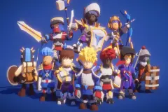 Hero for RPG : Modular Polyart