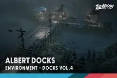 DOCKS VOL.4 - Albert Docks (Modular / Low Poly)