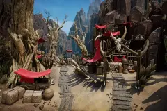 Stylized Desert Camp Environment